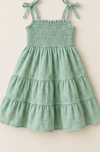 Vestido verde menta